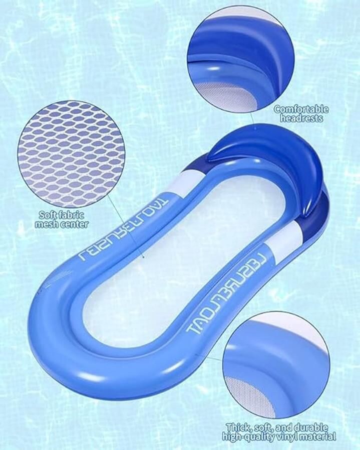 Karma Luchtmatras opblaasbaar luchtmatras voor zwembad volwassenen luchtmatras strand zwevend luchtmatras zwembad ligstoel watermatras strand strandfeest themafeest