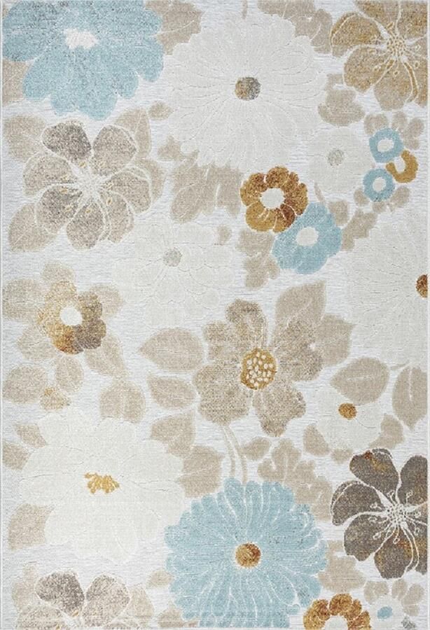 Karpet24 Mira Buitentapijt -240 x 340 cm – Robuust & Weerbestendig Vloerkleed met Modern Design UV-bestendig Perfect voor Balkon Terras Keuken & Woonkamer