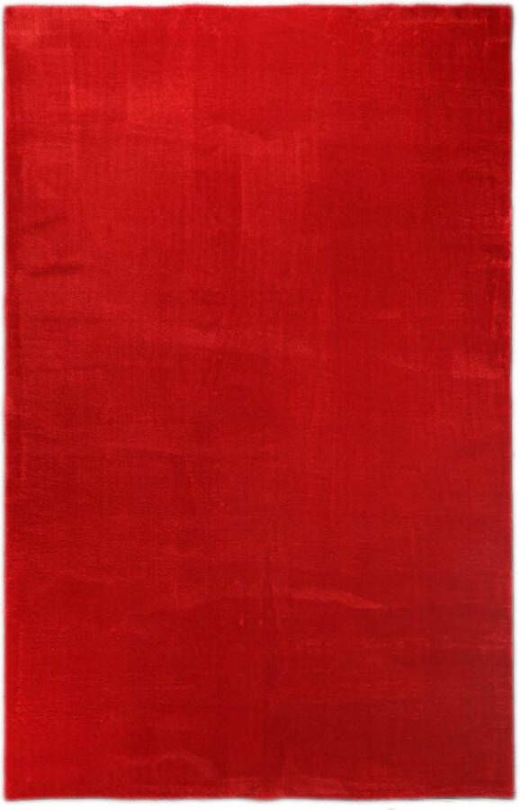 Karpet24 Vloerkleed voor woonkamer of slaapkamer in rood 200x280 cm Modern en zacht laagpolig tapijt Rechthoek Antislip onderkant Wasbaar tot 30 Graden Loft kleed by - Foto 3