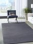 Karpet24 Superzacht Laagpolig Vloerkleed met bontlook Antraciet-117x160 cm - Thumbnail 2