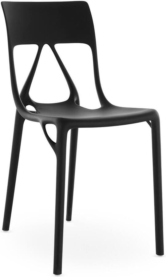 Kartell A.I Lite Stoel Black