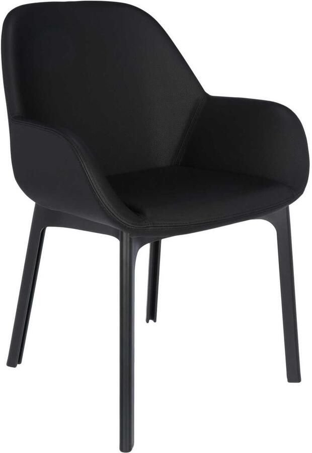 Kartell Clap Stoel Pvc Zwart Onderstel