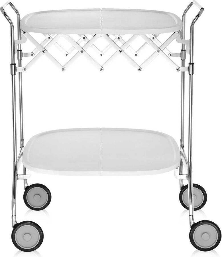 Kartell Gastone trolley wit