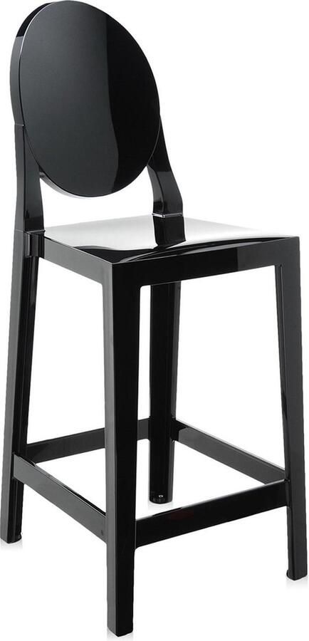 Kartell One More Barkruk Zwart