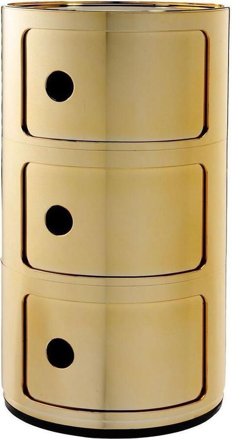 Kartell Opbergkastje Componibili Medium Goud