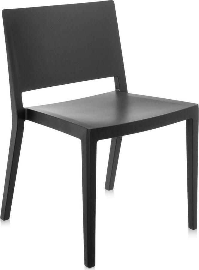 Kartell Stoel Lizz Mat Zwart