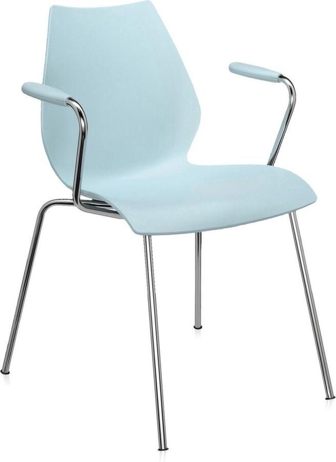 Kartell Stoel Maui Armleuningen Blauw