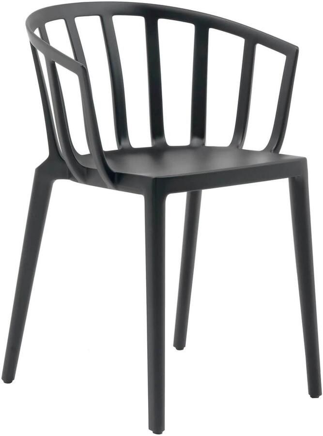 Kartell Venice Stoel Mat Zwart
