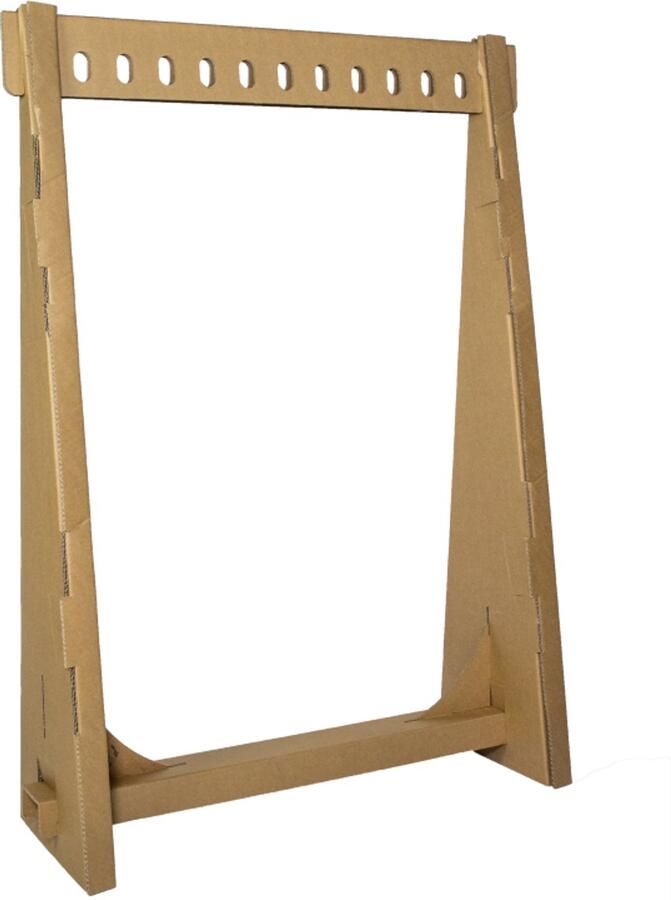 Kartent Kartonnen kledingrek Met 11 kledinghangers Geschikt voor 11 kledingstukken - Foto 2