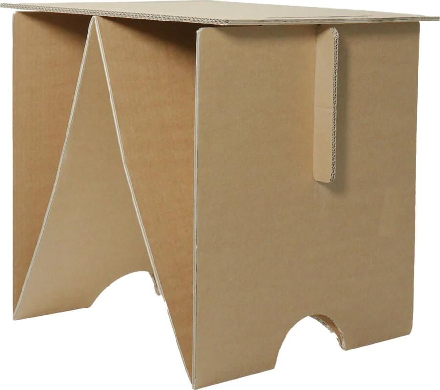 Kartent Kartonnen vouw bijzettafel Geen gereedschap nodig
