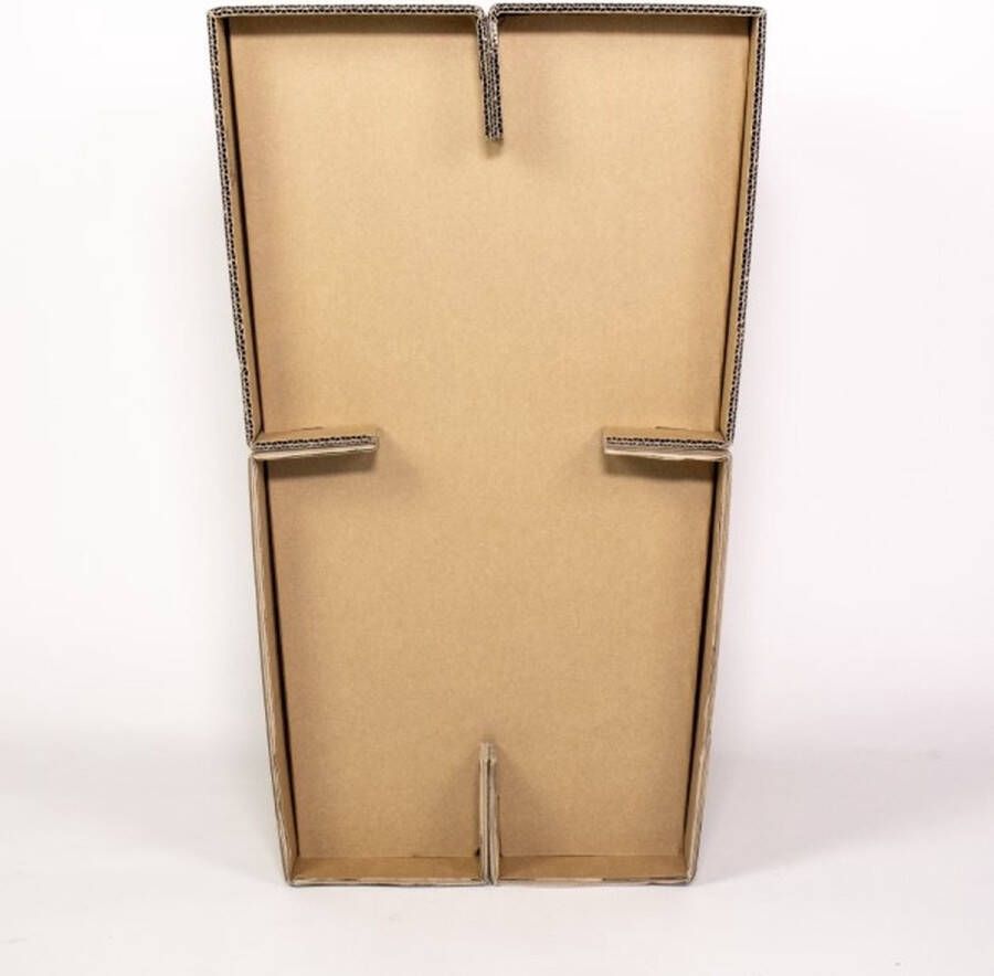 KarTent Kartonnen Barkruk 40x40x66 cm Recyclebaar Kartonnen meubels