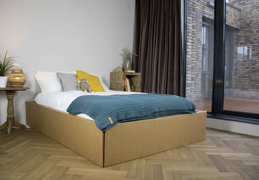 KarTent Kartonnen bedframe 180 x 200 cm (matrasmaat) Tweepersoonsbed 100% recyclebaar