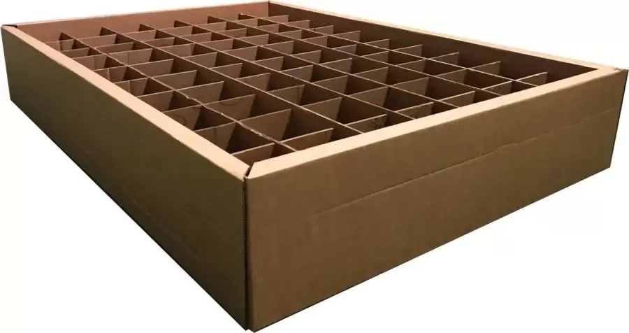 KarTent Kartonnen Bed Frame met rand Duurzaam Karton Hobbykarton 90x200 (matrasmaat)