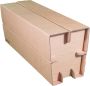 KarTent Kartonnen Kruk Bank Kartonnen meubel Kartonnen bankje 35x85x41 cm Duurzaam Karton Hobbykarton - Thumbnail 2