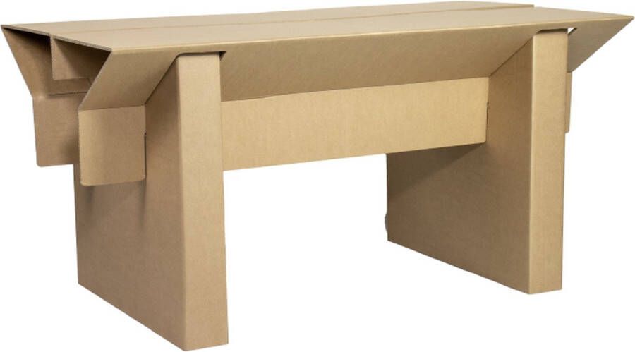 KarTent Kartonnen vouwtafel 134x80x68 cm Klaptafel Kartonnen meubels Tijdelijke tafel