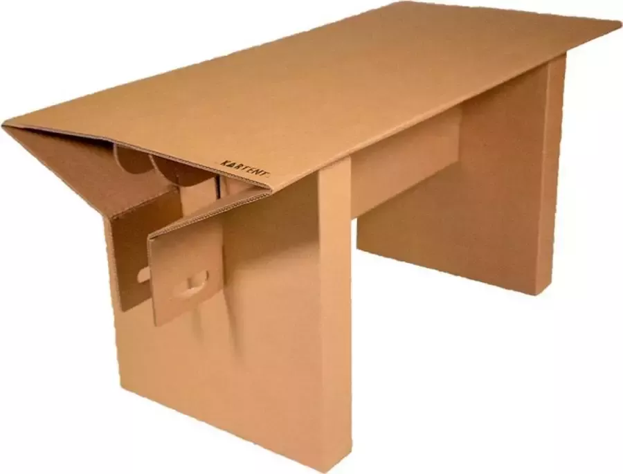 KarTent Kartonnen Vouwtafel Duurzaam Karton Hobbykarton
