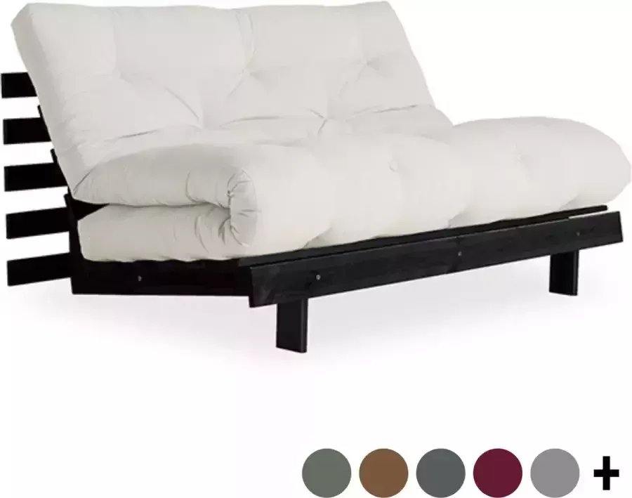 Karup-collectie Slaapbank Roots 140 zwart