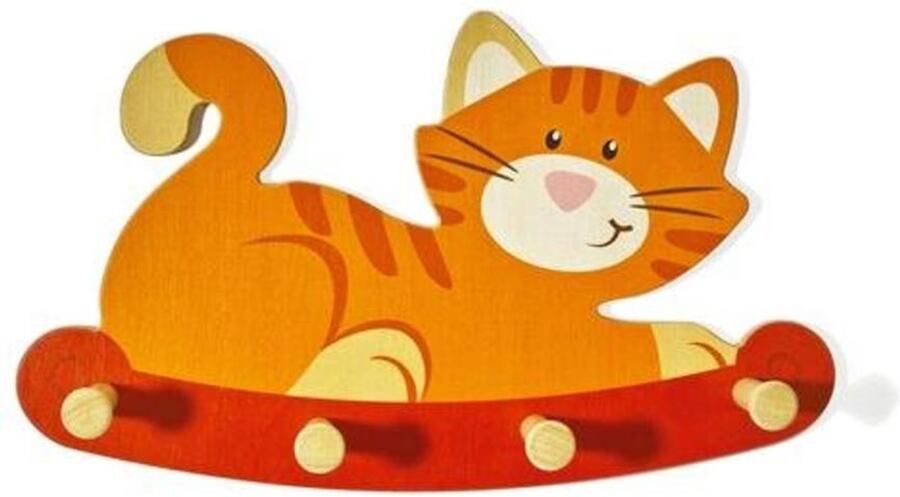 Katdootje Kapstok Rode kat