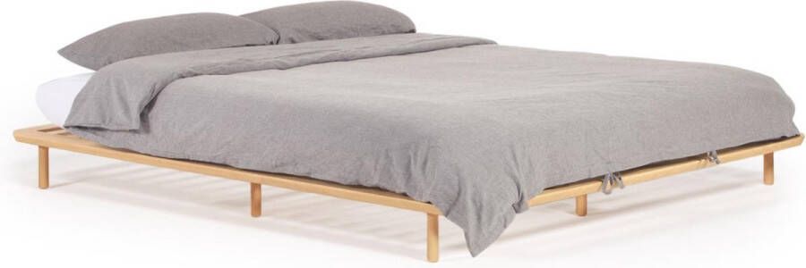 Kave Home Anielle bed van massief essenhout voor een matras van 160 x 200 cm - Foto 1