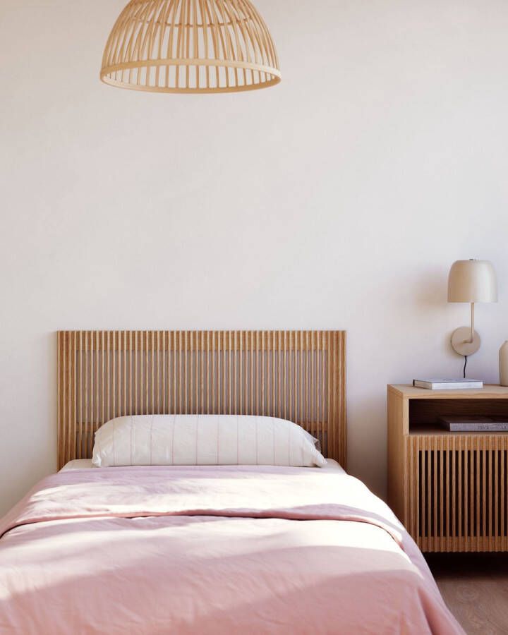 Kave Home Anielle bed van massief essenhout voor een matras van 90 x 200 cm - Foto 2