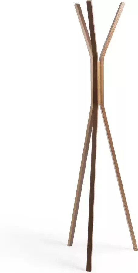 Kave Home Woon Accessoires Chelsey massief rubberen houten kapstok 170 cm - Foto 2