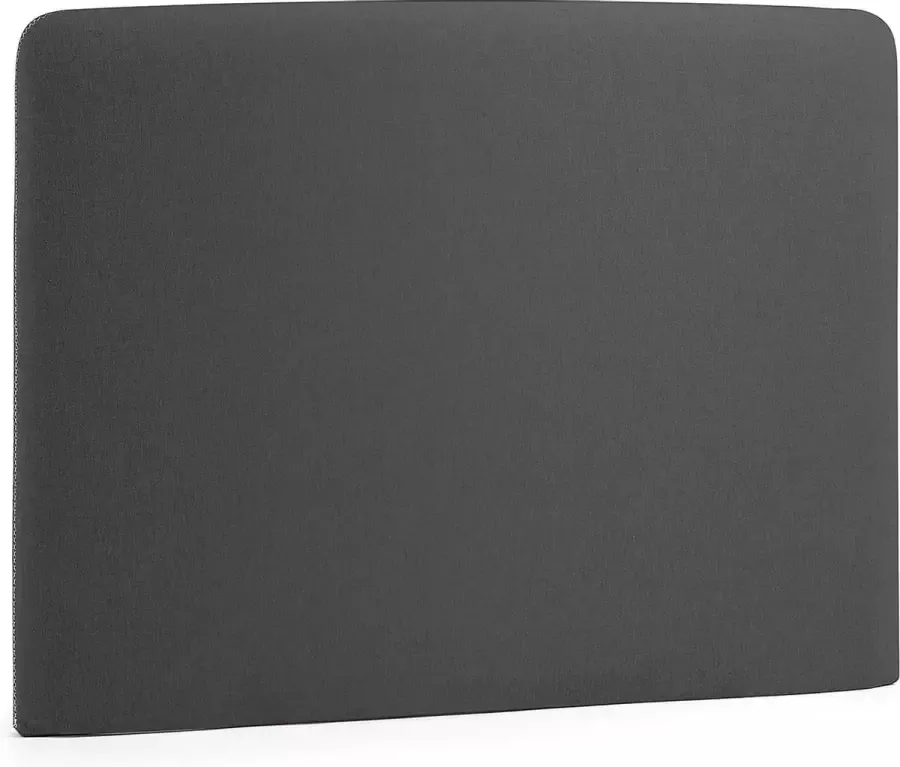 Kave Home Dyla bedhoofdbord met afneembare hoes in zwart voor bed van 90 cm - Foto 1