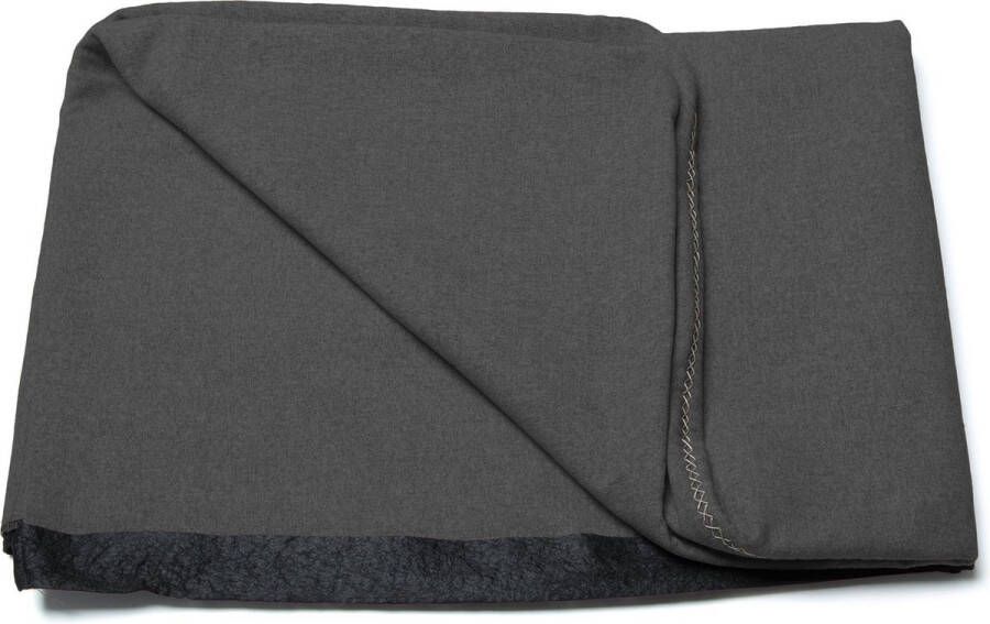 Kave Home Dyla hoofdbordbekleding in zwart voor bedden van 150 cm