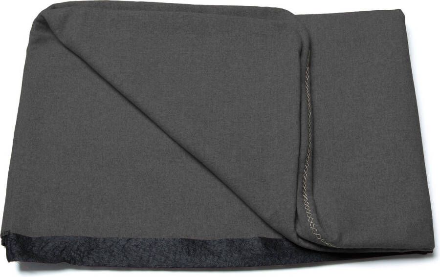 Kave Home Dyla hoofdbordbekleding in zwart voor bedden van 90 cm
