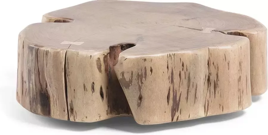 Kave Home Essi rond hout beige 65 x 23 x 60 cm