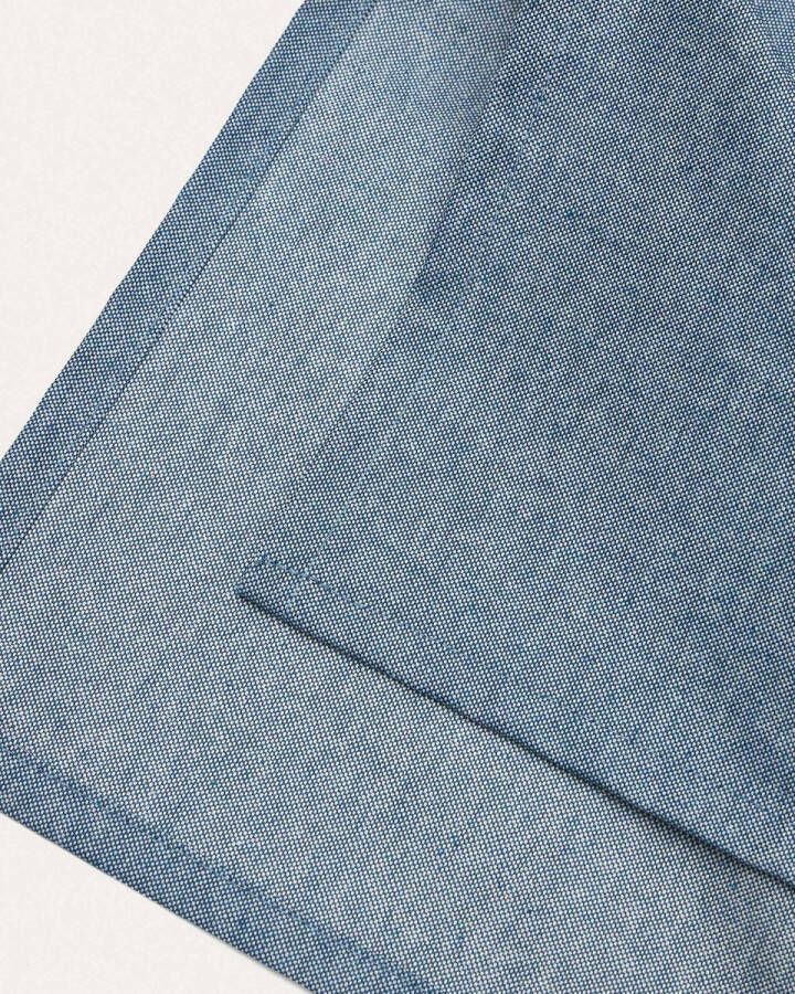 Kave Home Garrigas blauw tafelkleed 150 x 250 cm