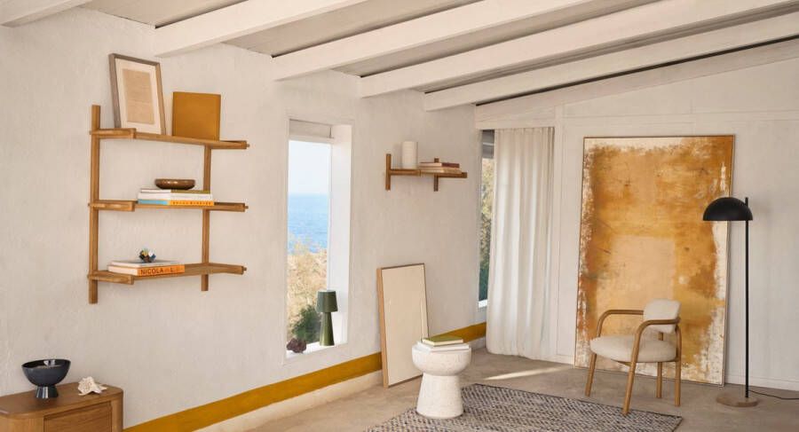 Kave Home Gekleurd vloerkleed Larena van een mix van wol en jute 160 x 230 cm