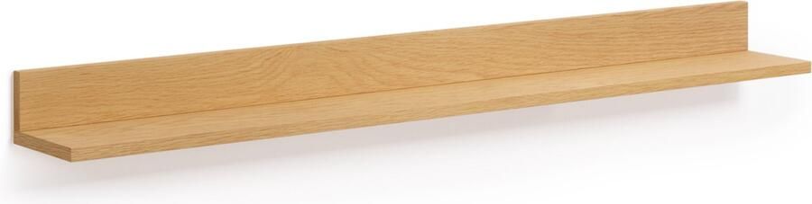 Kave Home Abilen wandplank in eiken fineer 120 x 15 cm FSC 100%