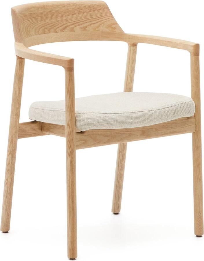 Kave Home Beige chenille hoes voor de Alocs stoel