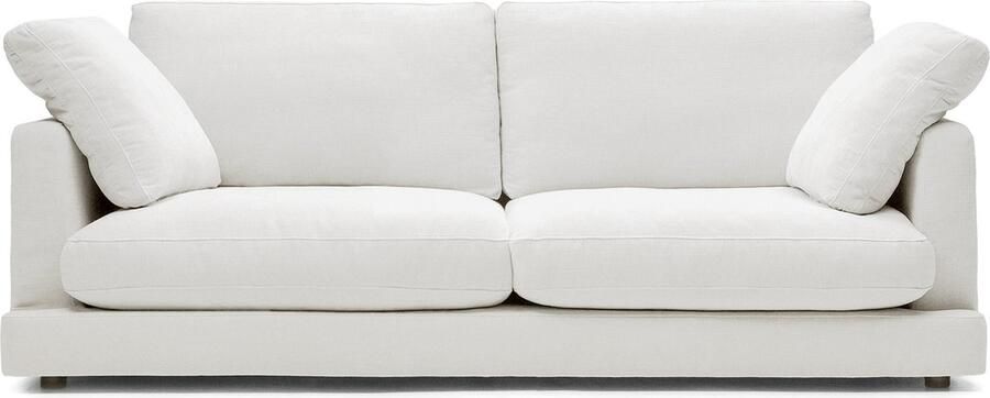 Kave Home Gala 3-zitsbank in wit 210 cm