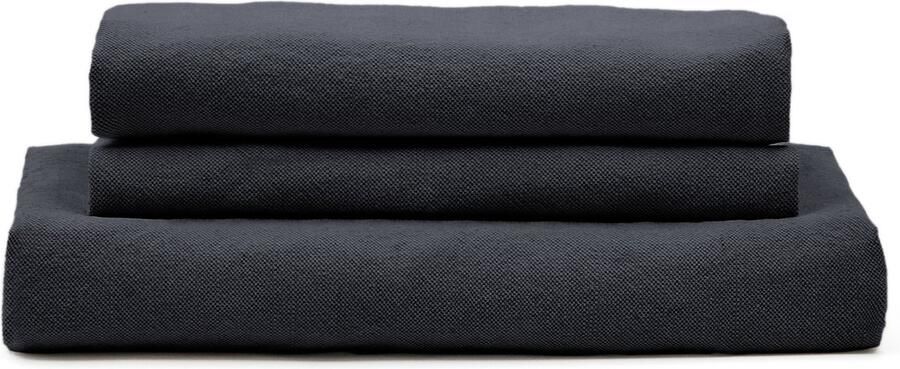 Kave Home Hoes voor fauteuil Nora van grijsantraciet linnen en katoen 140 cm