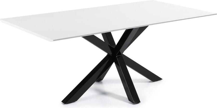 Kave Home LaForma Argo Eettafel Wit 200x100 cm