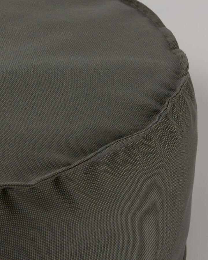 Kave Home Nedra Poef rond nedra Ø 70 cm groen