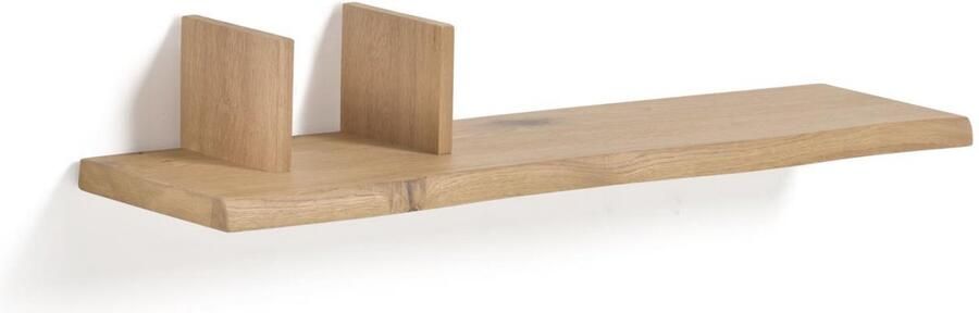 Kave Home Rasha wandplank in eiken fineer met natuurlijke afwerking 100 x 15 cm - Foto 2