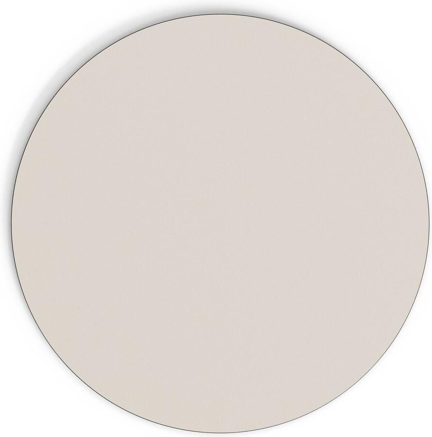 Kave Home Ronde tafelblad Tiaret wit Ø90cm