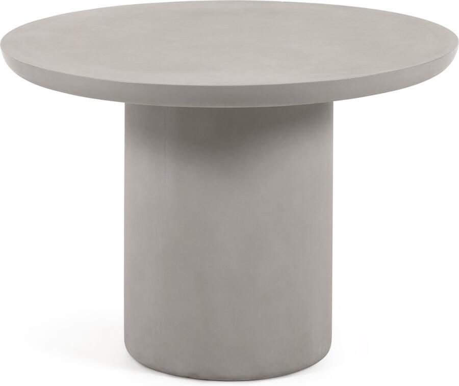 Kave Home Taimi ronde betonnen buitentafel Ø 110 cm