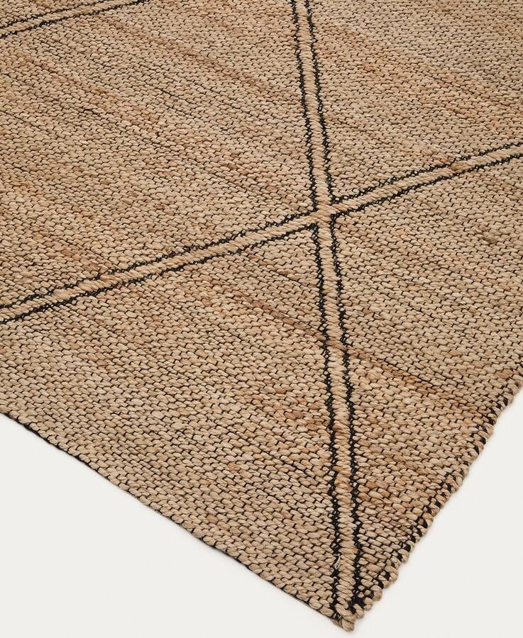 Kave Home Vallalta jute vloerkleed 160 x 230 cm