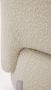 Kave Home Luisa-fauteuil in witte schapenvacht met massief beukenhouten poten - Thumbnail 2