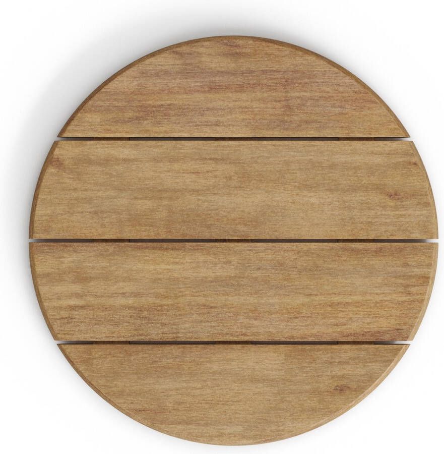 Kave Home Rond tafelblad Saura van acaciahout met natuurlijke afwerking Ø55 cm FSC 100%