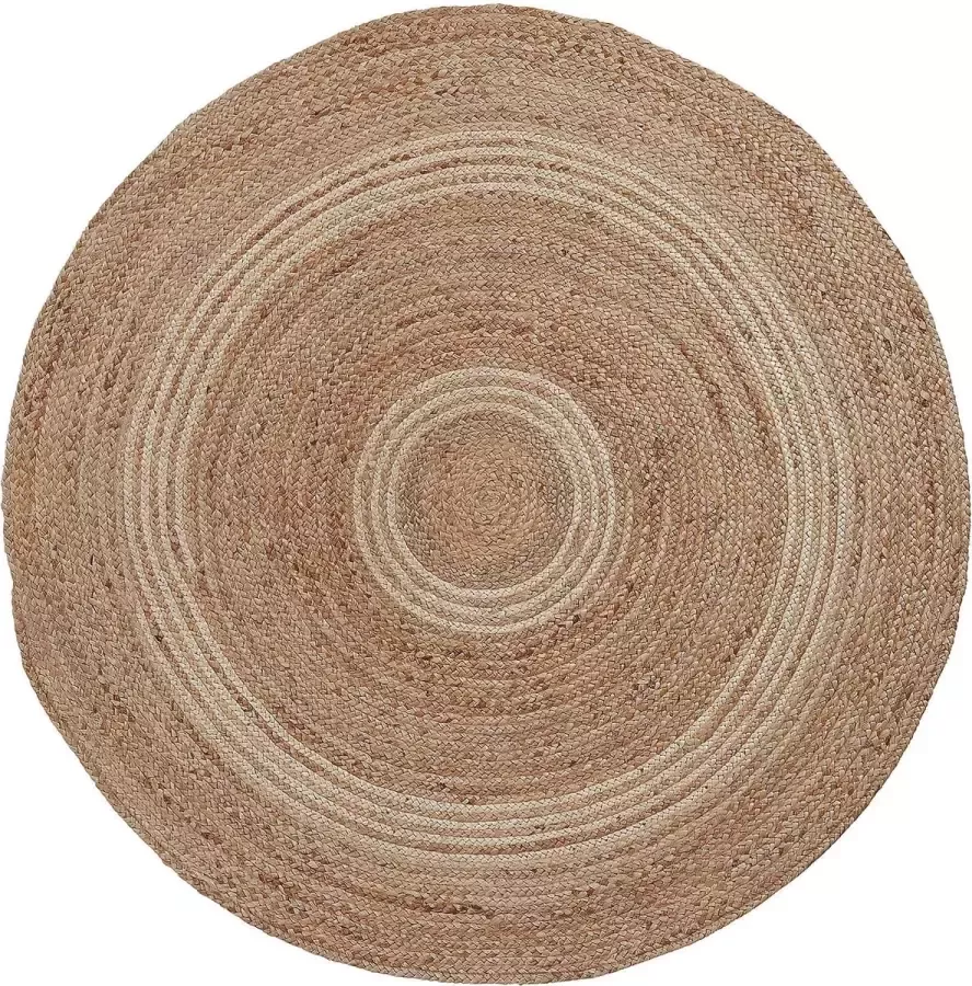 Kave Home Saht rond jute tapijt naturel Ø 100 cm