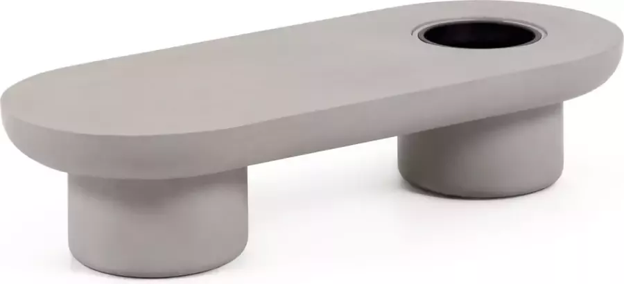 Kave Home Taimi betonnen salontafel voor buiten Ø 140 x 60 cm
