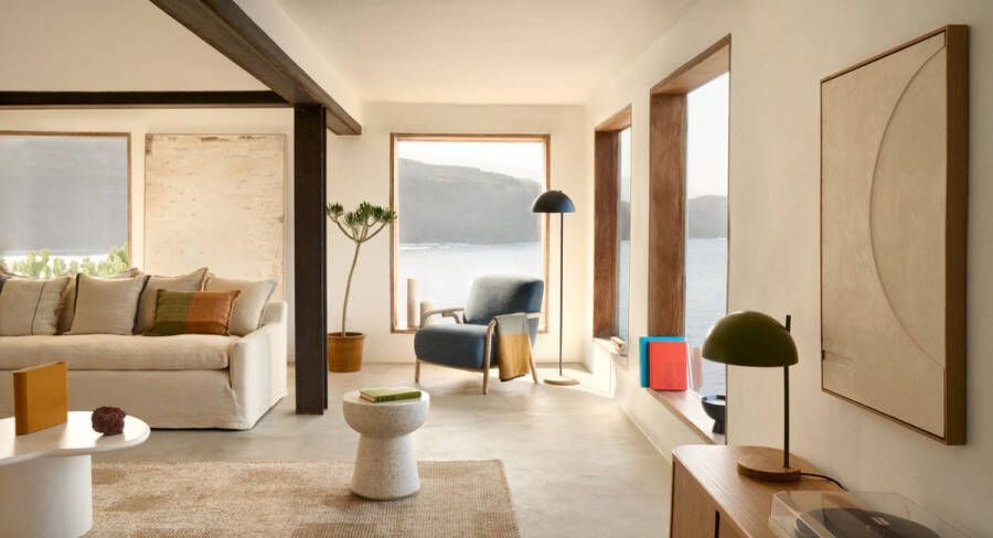 Kave Home Tapijt Susi van groene wol en bamboe-viscose 200 x 300 cm