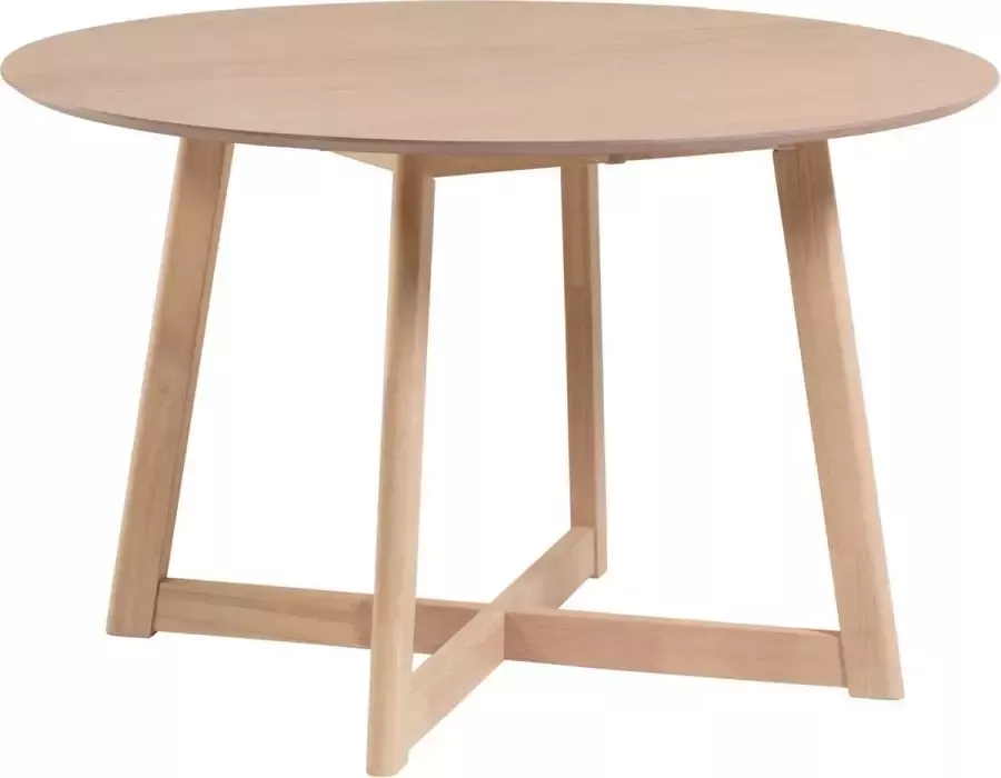 Kave Home Uitschuifbare tafel Maryse 70 (120) x 75 cm afwerking in eiken-hout - Foto 2