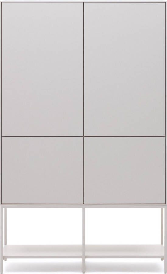 Kave Home Vedrana-dressoir met 4 deuren witgelakt MDF 97 5 x 160 cm - Foto 2