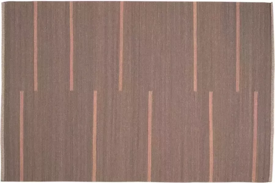 Kave Home Vloerkleed Caliope bruin van wol en katoen 160 x 230 cm - Foto 1