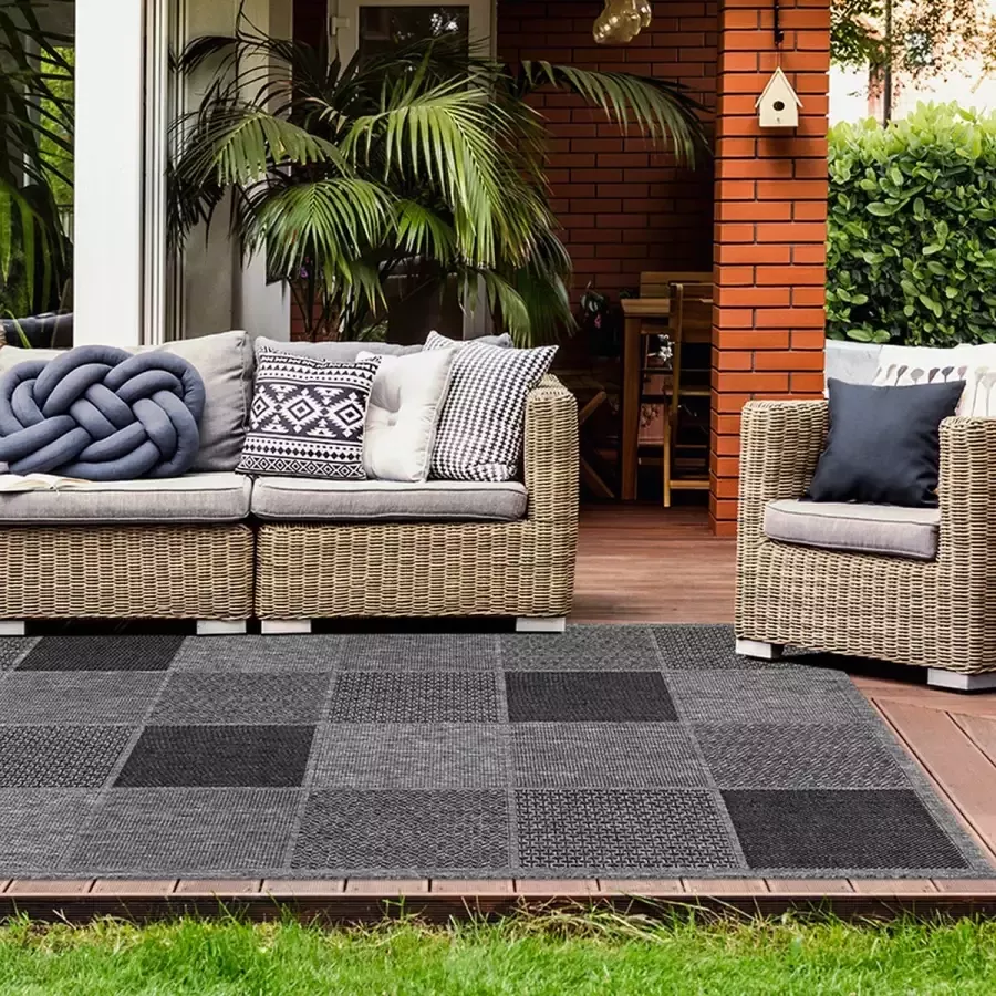 Kay Buitenkleed Ibiza Sulawesi Grijs 200x290cm